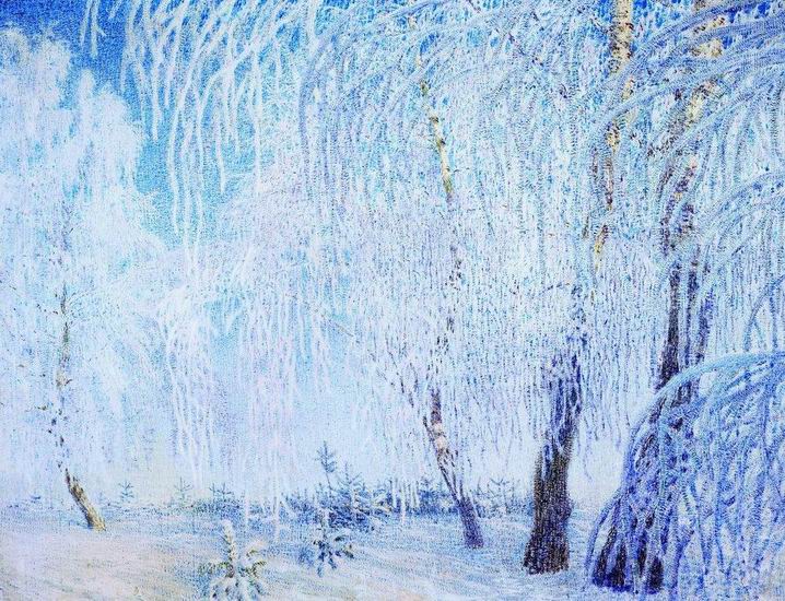 The Frost by Igor Grabar, 1905. I love this picture, so magical but I can feel the cold! 