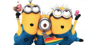 Partying with the minions!