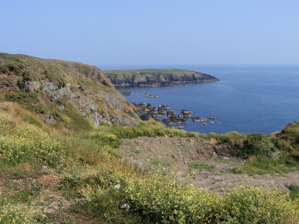 Glorious sea view near Kilmurrin Cove.