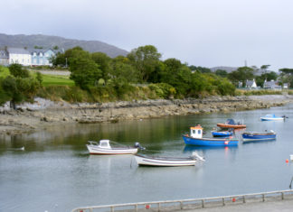 Boats in Schull Harbour.