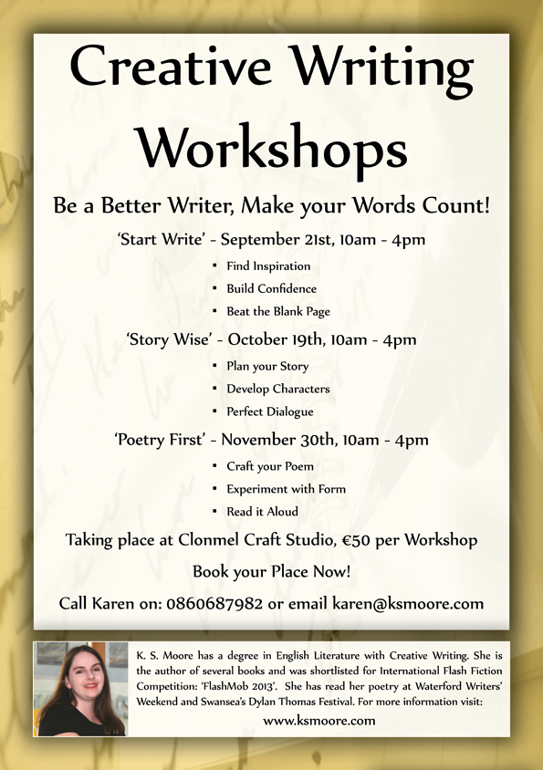 Creative Writing Workshops at Clonmel Craft Studio