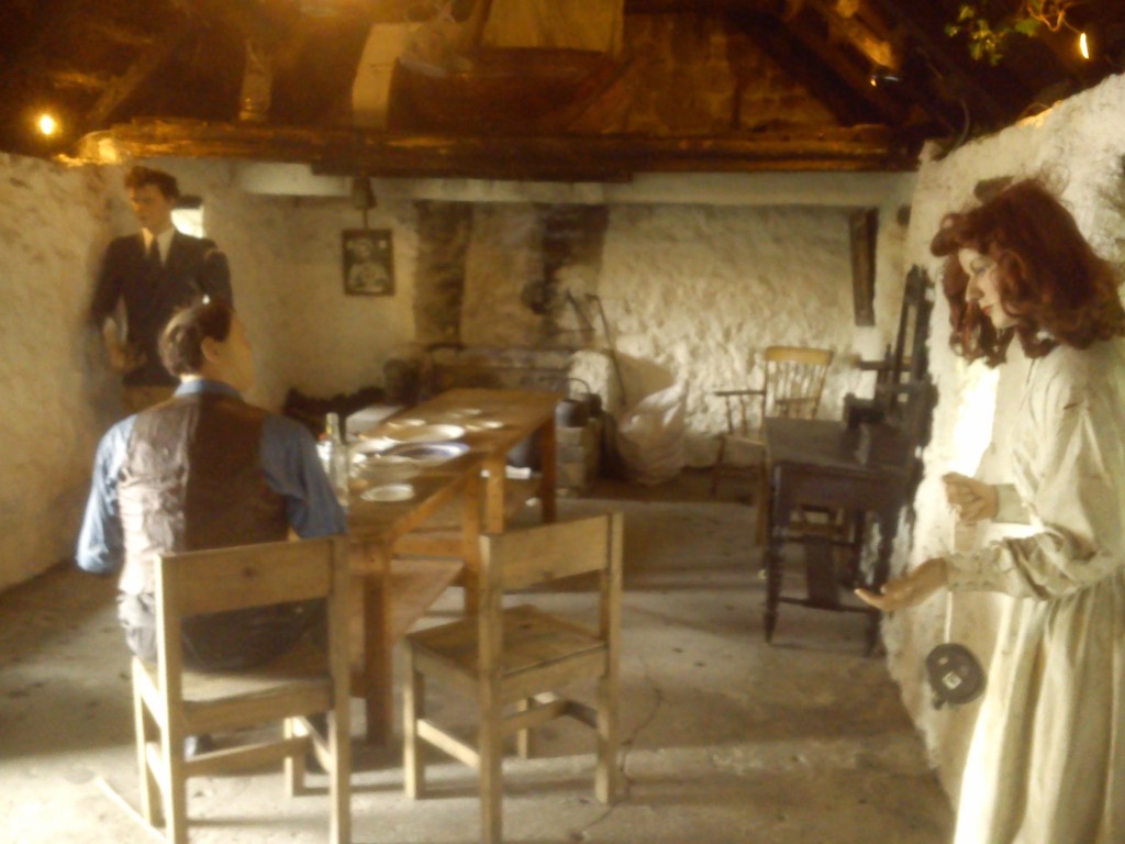 Inside The Quiet Man House, at Maom Cross, Connemara.